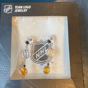Boston Bruins brand new pierced earrings